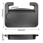 2-in-1 Car Steering Wheel Tray Table Seat Gap Filler Organizer Food Drink Holder