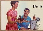 C 1960 Be Sociable Have Pepsi African Americans Streetcar Sign Vintage Original