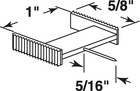 Prime-line L 5916 Window Grid Retainer  Clear Plastic  6 Pack  1 In   Silver