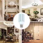 12w 12v Dc Led Corn Light Bulb Lamp E27 E26 Screw Base Socket Cool   Warm White