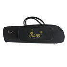 High Quality Brass Wind Black Musical Trumpet Soft Case Canvas Gig Bag Black