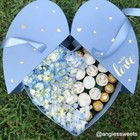 Premium Quality Heart Shape Flower Box  Floral Gift Box  For Luxury Arrangements