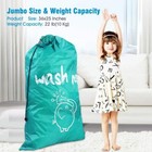 2-pack Large Laundry Bags     36 x25   Durable  2 Colors For Travel   College