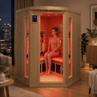 Far Infrared Sauna Ceramic Tube Detox For 2 Person 1750w Low Emf