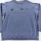 Vtg Ibm Computer Technology Sweatshirt Pullover Blue Tradition Of Innovation L
