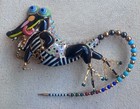 Beautiful Jewelry 10 Cynthia Chuang Figural Dog Handmade Brooch pin