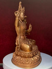 15cm Tibet Manjushri Buddha Copper Statue