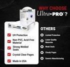 Ultra Pro Card Pages For Binders     9 Pocket Trading Binder 25ct  Silver Series