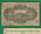 Ww-ii Japanese 50 Sen Paper Bill 1944