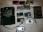 Lot Of 13 Most Vintage Film  Digital  Vintage Cameras  Untested Canon Nikon Etc
