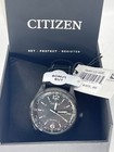  325 Nwt Citizen Eco-drive Classic Black Luminous Men s Glow Dark Watch Aw0115