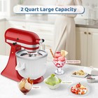 Ice Cream Maker Attachment For Kitchenaid Stand Mixer  2 Quart Frozen Yogurt 