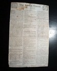 Rare London England Jacobite Rebellion Era 1746 Old Newspaper W  Masthead Prints