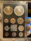 India - 1974 Silver 10 Coin Proof Set   Bombay Mint