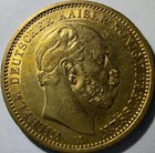 1875-a German States Prussia 20 Mark Gold Coin