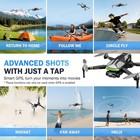 Drones With Camera For Adults 4k  5 7  Fpv Touchscreen  Auto Return  Follow