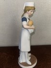 Lefton Vintage Nurse With Baby Figurine