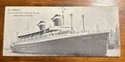 1954 United States Line Ss America Cruise Ship Military Miniature Deck Plan