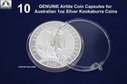 10 Genuine Direct Fit Airtite Coin Capsules For Australian 1oz Silver Kookaburra