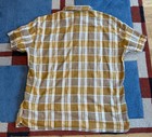 Beautiful Vintage Italian Check Button Up Shirt Light L Purchased In Milan