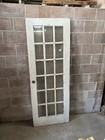   Antique French Door 15 Beveled Lites   29 75 X 80   Salvage  