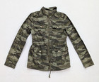 So Women s Jacket Size S Camo Camouflage Full Zip Military Army Lightweight