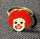 Vintage Ronald Mcdonald   s Advertising Character Premium Toy Ring  ships Free 