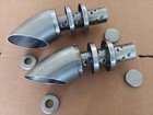 2 5  Fenderwell And Undercar Slip In Turn Out Header Muffler Inserts  pair 