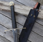 Einherjar Blade Of Valhalla Damascus Steel Viking   Norse Inspired Long Sword 