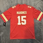 Patrick Mahomes  15 Kansas City Red Chiefs Stitched Mens Jersey Large