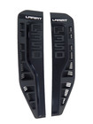 New Oem 23-26 Ford F-350 Lariat Left Right Pair Set Fender Emblem Badge Black