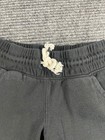 Cat   Jack Kids Black Fleece Jogger Sweatpants Size Xs 4 5 With Elastic Waist