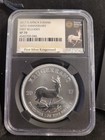 2017 Sp70 Ngc Krugerrand 50th Anniversary 1 Oz  999 Silver Coin