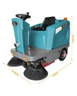 50 4  Ride-on Floor Sweeper Machine 92600 Sqft h Efficiency 26 5 Gallon Dustbin