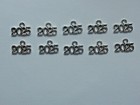 8 Pieces - New Year 2025 Charms Tibetan Silver Alloy 14 X 9 Mm Free Shipping 