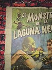 1954 Creature Of The Black Lagoon - Movie Poster - Made In Mexico - 27 x37 