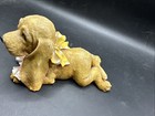 Cocker Spaniel Figurine With Pink Bib