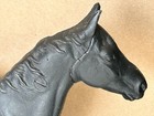 Vintage Black Cast Iron Metal Horse Heavy Doorstop