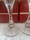 Baccarat Monaco Champagne Flutes- New Set Of Two