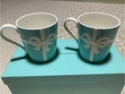 Tiffany   Co  Mug Blue Ribbon Box 2 Mug Cup With Box From Japan New