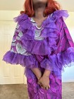 Boubou Kaftan Dress Rich African Maxi Dashiki Clothing Free Size