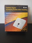 At t 1717 Digital Answering System Machine With Time day With Power Adapter Nos