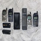 Vintage Gold Series Motorola Brick Cell Phone Lot Pager Nokia Audiovox 80   s 90   s