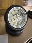 Racing Wheel And Tire Desk Clock M3 Supra M5 Z3 Silver Face
