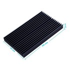 Easycargo 4pcs 60mm Heatsink 100x60x10mm  Aluminum Cooling Heat Sink  Cooler    