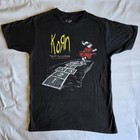 Korn Follow The Leader Rock Band Official Music Merch Black Med Graphic T-shirt