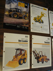 Vintage Mix Lot 10 Industrial Brochures - Caterpillar Case Komatsu Ropa Volvo Bm