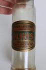 Rare Antique Pocahontas Olives Glass Bottle  David Kirk Son  Ohio