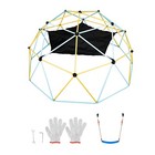 Uimoso 10ft Climbing Dome Geometric Dome Climber With Hammock Swing Jungle Gym
