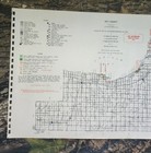 Vtg 1955 Bay County Michigan Dept Conservation Plat Maps 11  X 17 